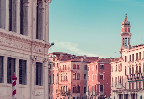 Venice streets gondola culture family friendly  - Image